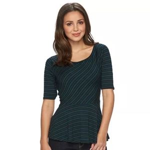 NWT Apt. 9 Peplum Top